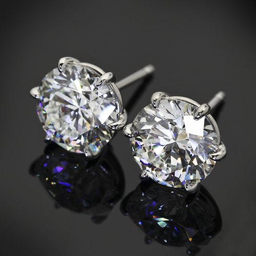 Aretes Redondos Brillantes en Plata Vintage