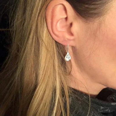 Orecchini in argento 925 con dente di leone